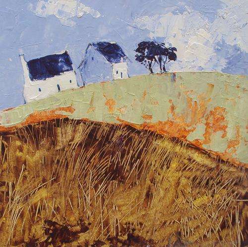 farm cottage on a hillside