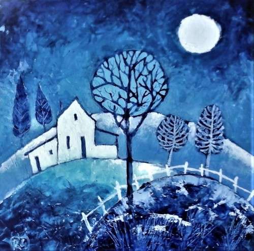 Farmhouse on a Hill