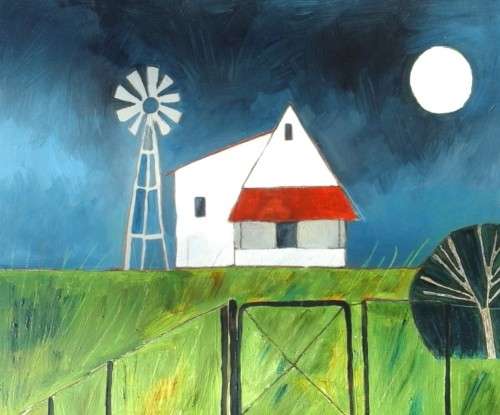 Moonlit Farm