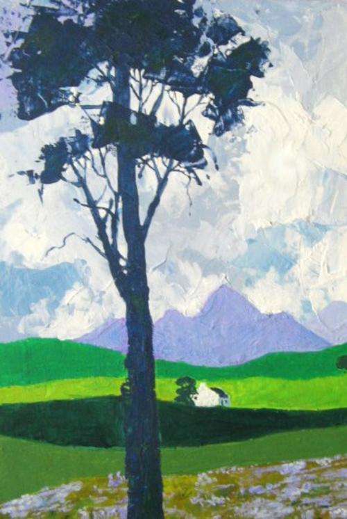peaceful country scene