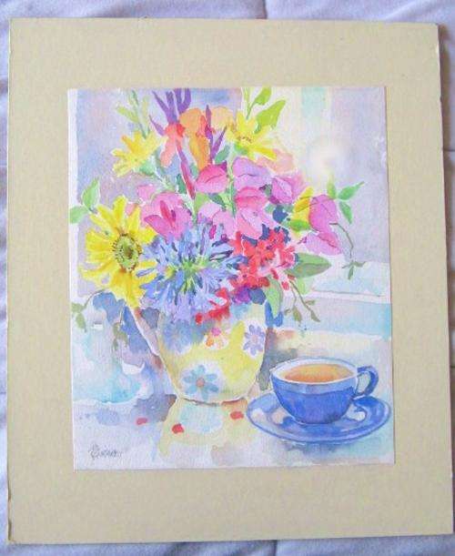 lovely still life with flowers