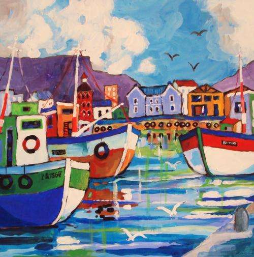 waterfront scene cape town