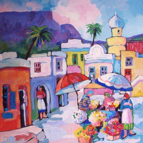 flower sellers in bokaap cape town