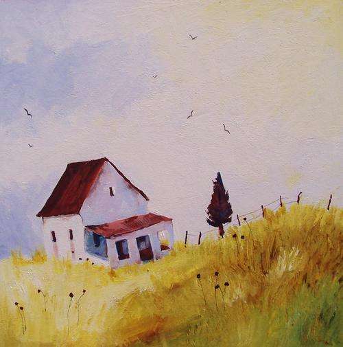 Fields and Farmhouse