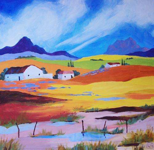Farmlands in Spring