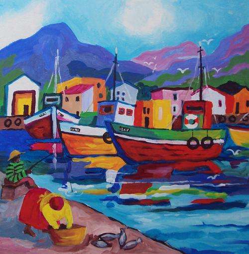 Harbour Fishing Boats