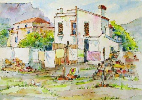 A STUNNING LIMITED NUMBER PRINT MALAY QUARTER CAPE TOWN
