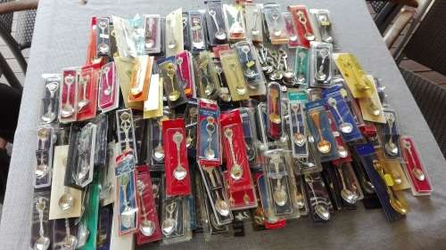 Collectable spoons national and international 70+