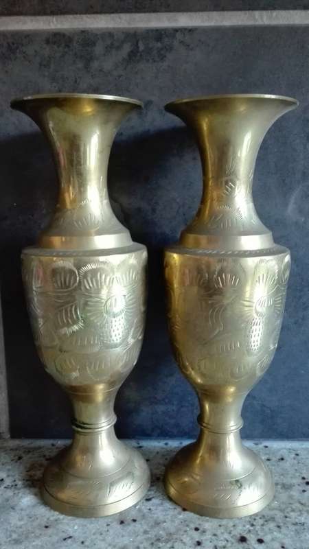 Solid brass jugs - 24cm