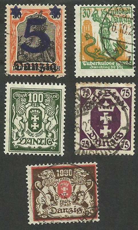 DANZIG STAMPS
