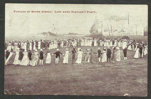 1924 LADY ANNE BARNARD'S PARTY POST CARD!