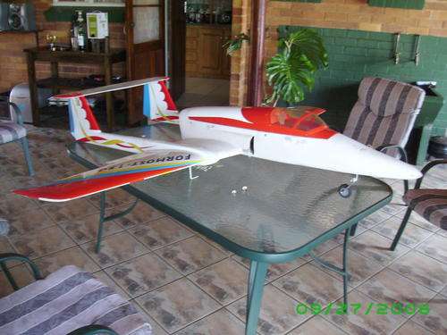 FORMOST 150 R/C model aircraft for pusher glow power or 8Kg. turbine.