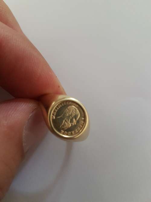 9ct Peso Coin Ring