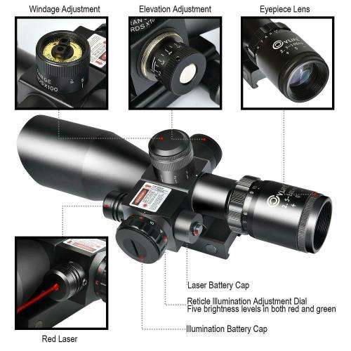 2.5 -10x40 Rifle Scope