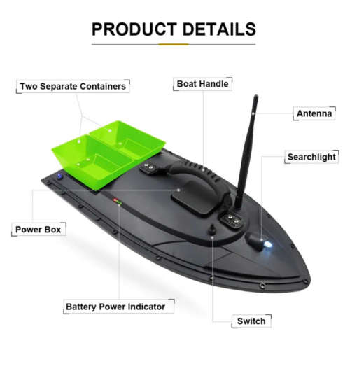 Flytech Fishing Bait Boat