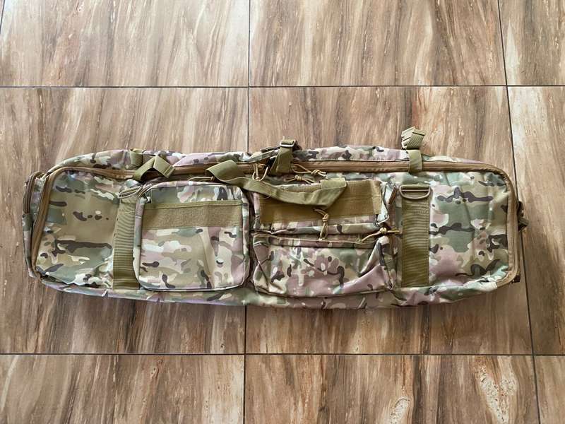 Tactical Double Gun Bag Multi Camo