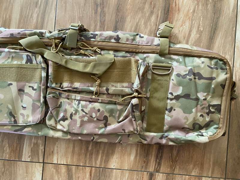 Tactical Double Gun Bag Multi Camo