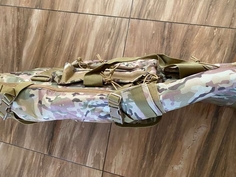 Tactical Double Gun Bag Multi Camo
