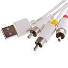 Premium USB Data Charging AV Cable for iPod/iPhone 2G/3G (1M-Cable)