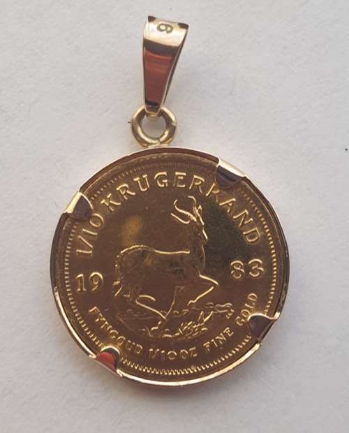 1/10th Krugerrand pendant