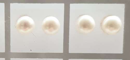 Genuine fresh water pearl earrings
