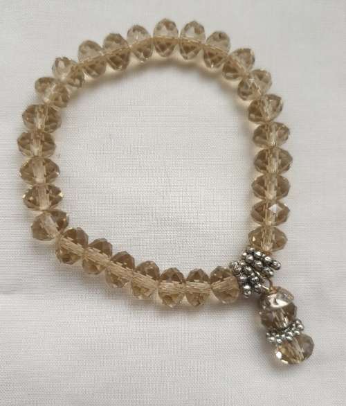 Topaz crystal bracelet