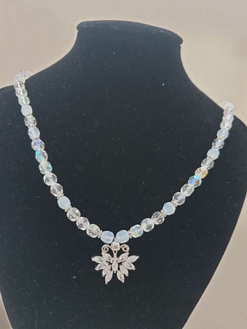 **NEW** 3 days only - crystal butterfly necklace