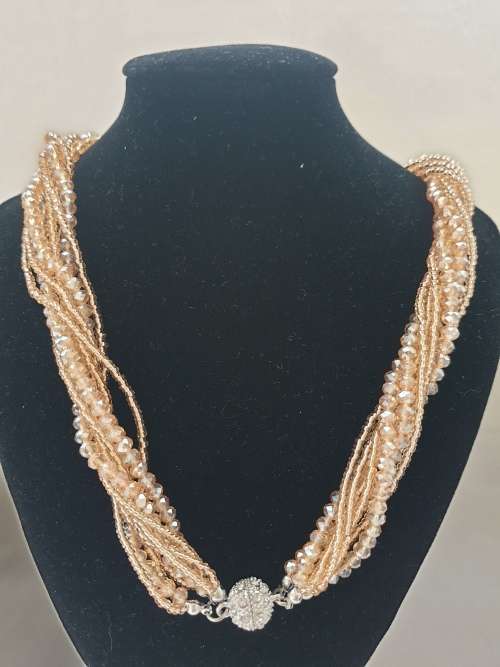**NEW** 3 days only - Multi-strand crystal necklace