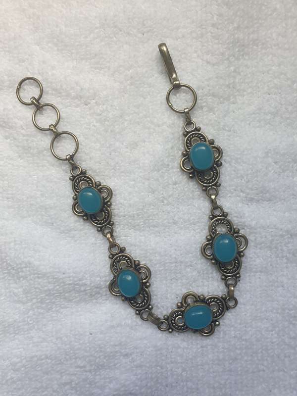 Natural gemstone bracelet
