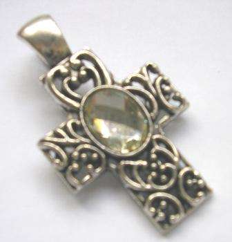 Chunky Tibetan silver detachable cross