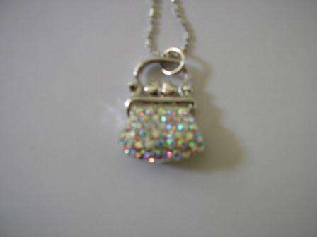 Crystal handbag - with free chain