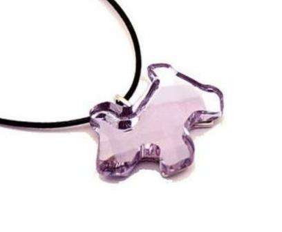 Swarovski crystal Scotty dog necklace