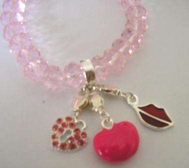 Modern bracelet with detachable charms
