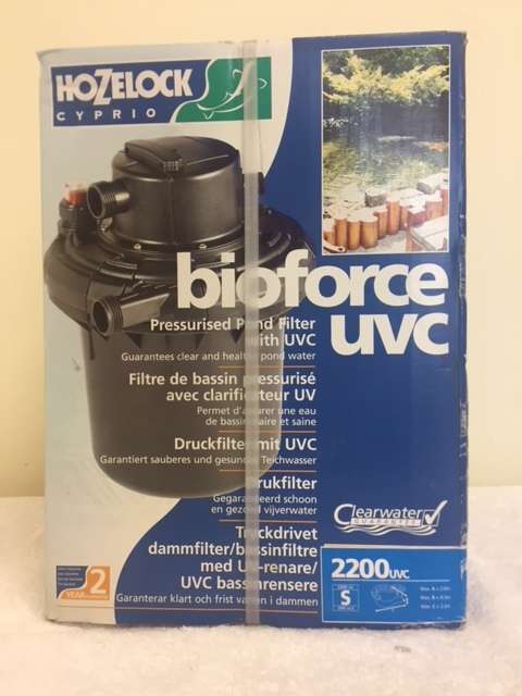 Bioforce Pressurised pond filter with UVC