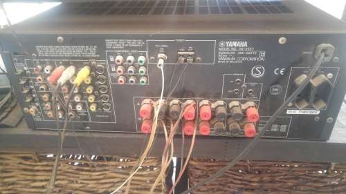 Yamaha Amp with DVD Player & Speakers