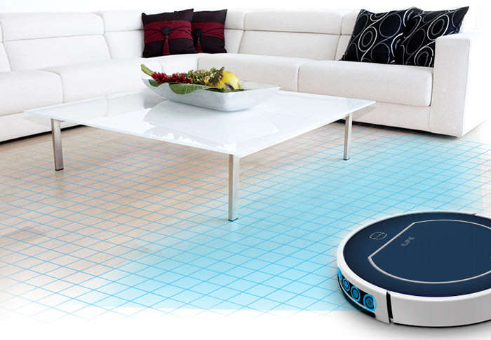 LIFE V7 Intelligent Robotic Vacuum Cleaner Super Mute Self-charging App Bluetooth Remote Control