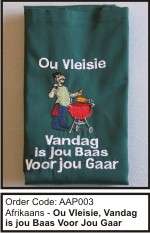 APRON - Ou Vleisie, Vandag is jou baas voor jou Gaar