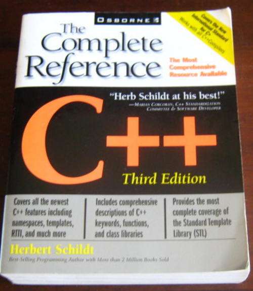 C++ The Complete Reference