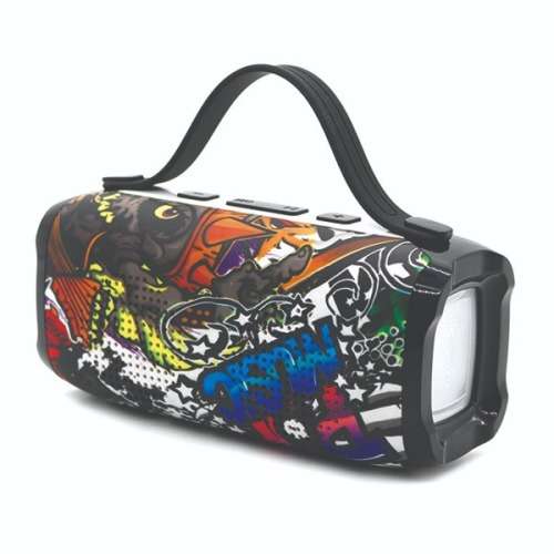 Everlotus Portable Bluetooth Speaker MP-C2M (COLOUR GRAFFITI, available in White Graffiti)