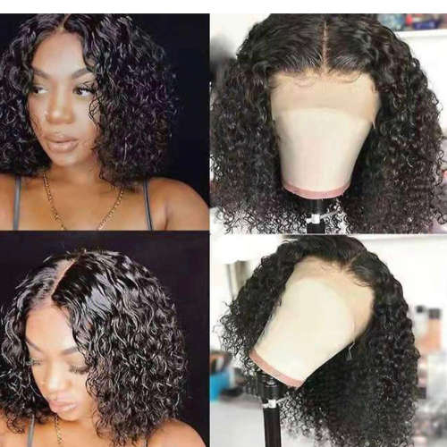 Full frontal curly wig 10inch