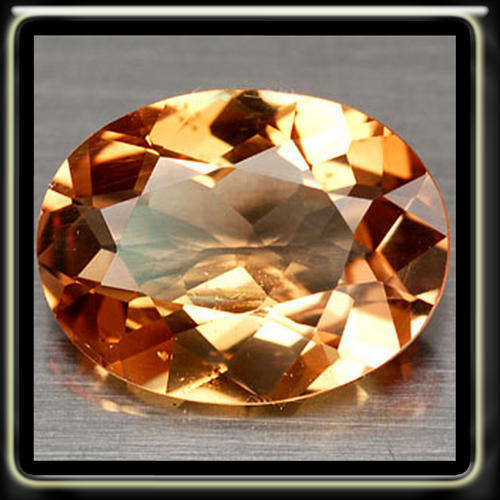 1.50CT CHAMPAGNE SIMULATED DIAMOND [VVS] ~ PRECISION OVAL CUBIC ZIRCONIA