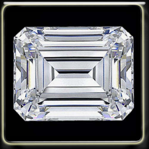 0.90 OCTAGON DIAMOND SIMULANT (IF) WITH AMAZING LUSTRE AND PERFECTLY POLISHED