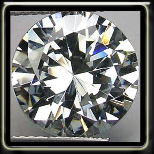 2.60CT BRILLIANT ROUND CLEAR WHITE PRECISION DIAMOND SIMULATE MACHINE CUT