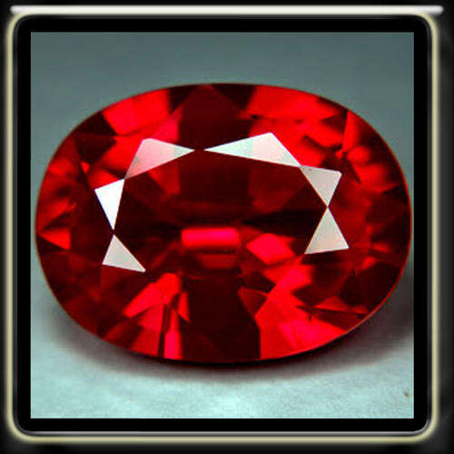 17.35CT PERFECT PIGEON BLOOD RED RUBY [VVS] - FLAWLESS MODERN OVAL GEMSTONE