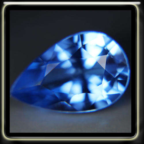 9.65CT BRILLIANT BRAZIL SWISS BLUE TOPAZ [VVS] - PRECISION MIXED FACETED PEAR GEM (IRRADIATED)