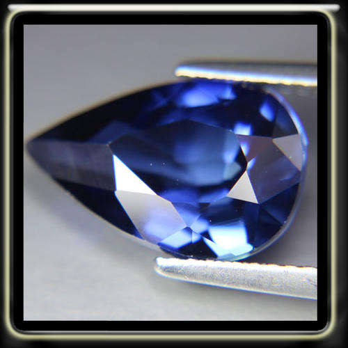 5.19CT STUNNING CORNFLOWER BLUE SAPPHIRE [VS2] - PRECISION PEAR POLISHED MADAGASCAN GEMSTONE