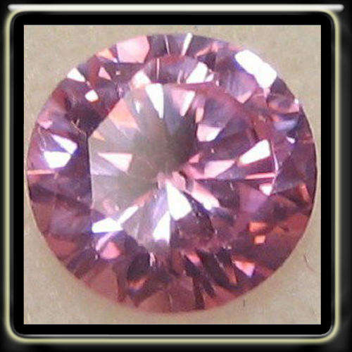 Romantic 11.50ct Sweetheart Pink Brilliant Round Diamond Simulant