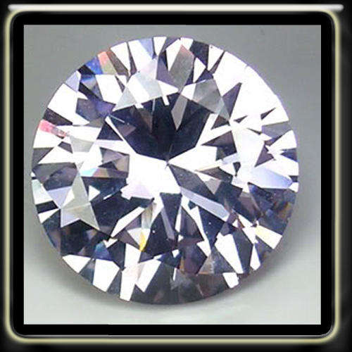 EYE CATCHING 10.85ct Vivid Brilliant Round Lavender Diamond Cubic Zirconia
