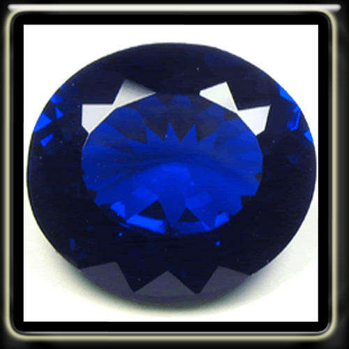 Rare 2.8ct Oval D - Block Blue Tanzanite Man Made Shimmering Simulant