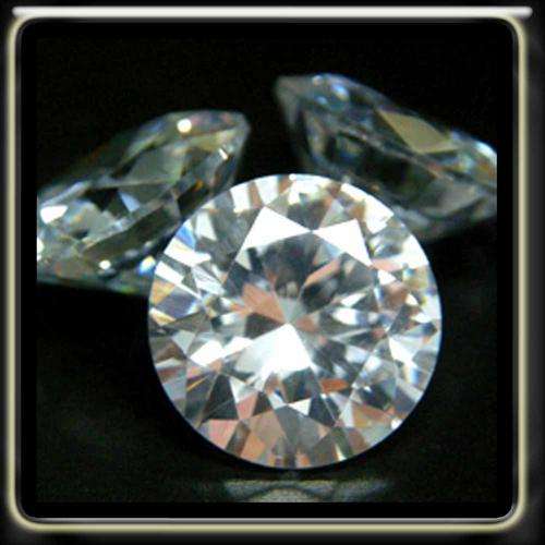 EXCLUSIVE 2.22CT A PRECISION BRILLIANT ROUND DIAMOND SIMULANT (7MM)